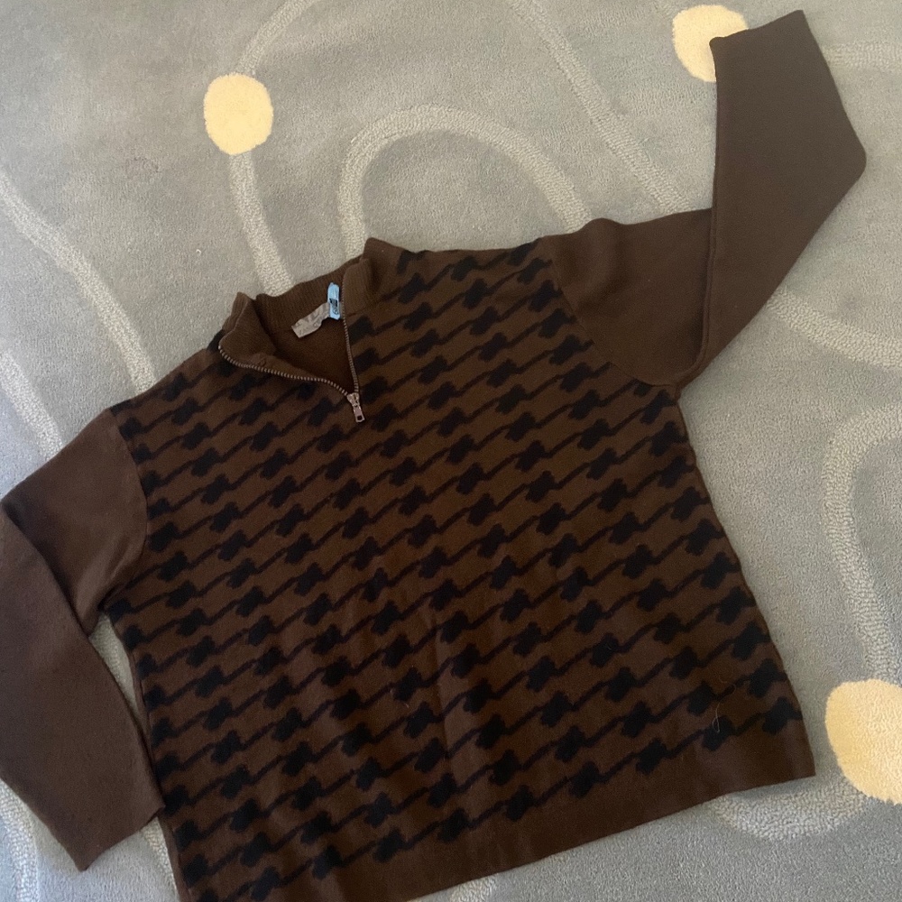 Animal print sweater